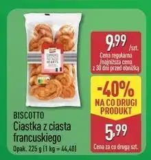 ALDI Ciastka francuskie z cukrem Biscotto oferta