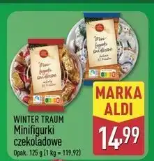 ALDI Minifigurki czekoladowe bałwan Wintertraum oferta