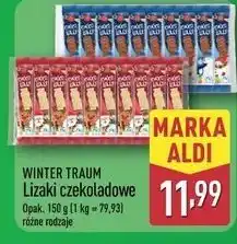 ALDI Lizaki z czekolady białej Wintertraum oferta