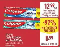 ALDI Pasta do zębów white crystals Colgate Max White oferta