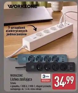 ALDI Listwa zasilająca 4-gniazdowa Workzone oferta