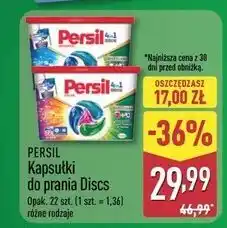 ALDI Kapsułki do prania 4in1 deep clean Persil Discs oferta