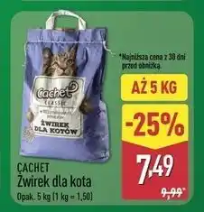 ALDI Żwirek dla kota classic Cachet oferta