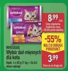 ALDI Karma dla kota rybne przysmaki w galaretce Whiskas oferta