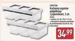 ALDI Organizer podpółkowy z pojemnikami Crofton oferta