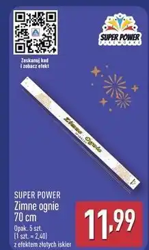 ALDI Zimne ognie 70 cm Super Power oferta