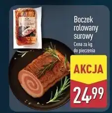 ALDI Boczek rolowany pieczony Kabanos oferta