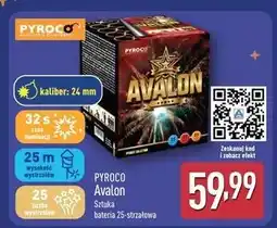 ALDI Bateria avalon Pyroco oferta