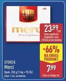 ALDI Bombonierka czerwona Storck Merci oferta