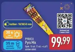 ALDI Zestaw rakiet pyro mix Pyroco oferta