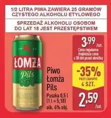 ALDI Piwo Łomża Pils oferta
