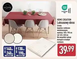ALDI Obrus luksusowy 140 x 240 cm Home Creation oferta