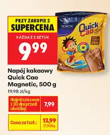 Biedronka Napój kakaowy Quick Cao Magnetic, 500 g oferta