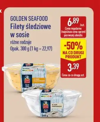 ALDI GOLDEN SEAFOOD Filety śledziowe w sosie oferta