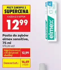 Biedronka Pasta do zębów elmex sensitive, 75 ml oferta