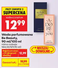 Biedronka Woda perfumowana Be Beauty 90 ml/ 100 ml oferta