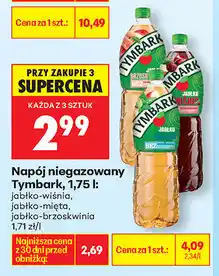 Biedronka Napój niegazowany Tymbark, 1,75 L oferta