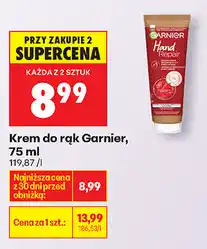 Biedronka Krem do rąk Garnier, 75 ml oferta