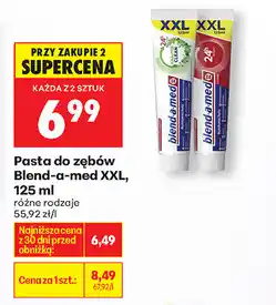 Biedronka Pasta do zębów Blend-a-med XXL oferta