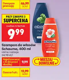 Biedronka Szampon do włosów Schauma, 400 ml oferta