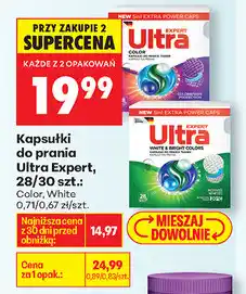 Biedronka Kapsułki do prania Ultra Expert, 28/30 szt oferta