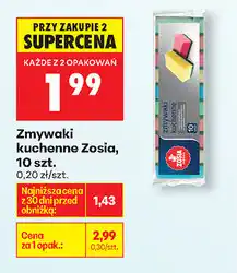 Biedronka Zmywaki kuchenne Zosia, 10 szt oferta