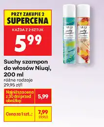 Biedronka Suchy szampon do włosów Niuqi, 200 ml oferta