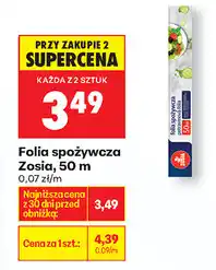 Biedronka Folia spożywcza Zosia, 50 m oferta