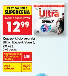 Biedronka Kapsułki do prania Ultra Expert Sport, 20 szt oferta