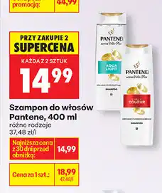 Biedronka Szampon do włosów Pantene, 400 ml oferta