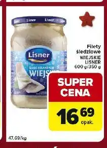 Globi Wiejskie filety śledziowe w oleju z cebulką Lisner oferta