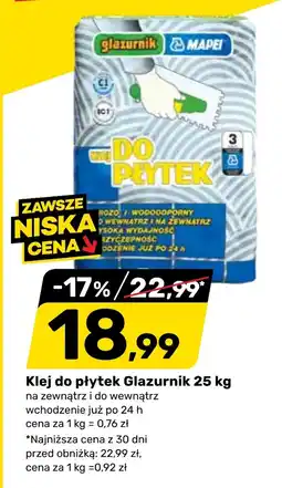 Bricomarche Klej do płytek Glazurnik oferta