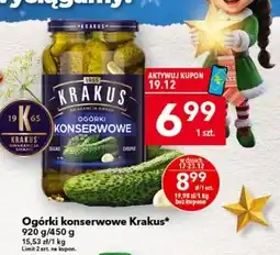 Lewiatan Ogórki konserwowe Krakus oferta