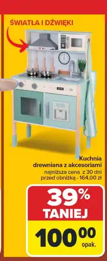 Carrefour Kuchnia drewniana oferta