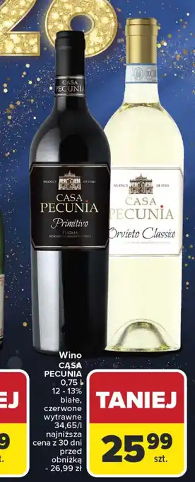Wino Casa Pecunia