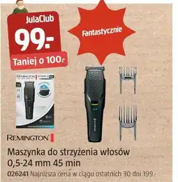 Jula Maszynka do strzyżenia włosów 0,5-24 mm 45 min (REMINGTON) oferta