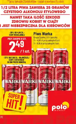 Polomarket Piwo Warka 0,5L puszka oferta