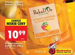 Biedronka Mango suszone BakaD'Or, 100 g oferta