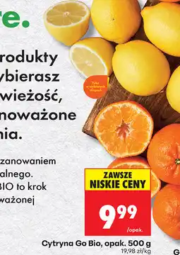 Biedronka Cytryna Go Bio, opak. 500 g oferta