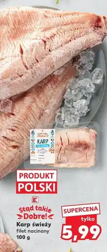 Kaufland Karp świeży filet nacinany 100 g Kaufland oferta