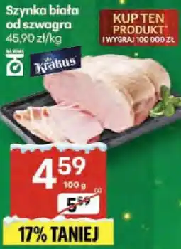 Delikatesy Centrum Szynka biała od szwagra Królkus oferta