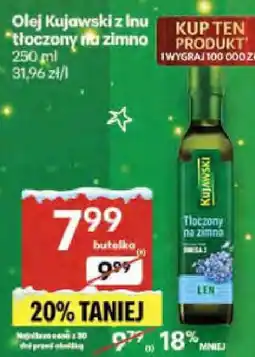 Delikatesy Centrum Olej kujawski z lnu tłoczony na zimno Delikatesy Centrum oferta