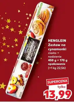Kaufland Zestaw na cynamonki ciasto + nadzienie Henglein oferta