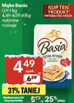 Delikatesy Centrum Mąka Basia różne rodzaje oferta