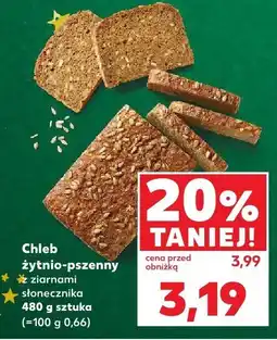 Kaufland Chleb żytnio-pszenny z ziarnami słonecznika Kaufland oferta
