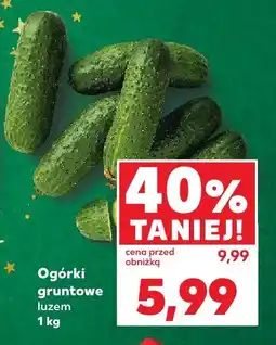 Kaufland Ogórki gruntowe luzem Kaufland oferta