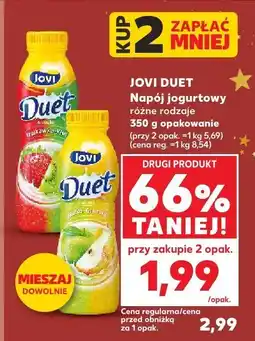 Kaufland Napój jogurtowy Jovi Duet różne rodzaje oferta