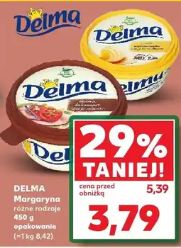 Kaufland Margaryna Delma różne rodzaje oferta