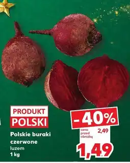 Kaufland Buraki czerwone polskie luzem Kaufland oferta
