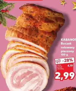 Kaufland Boczek rolowany pieczony KABANOS oferta